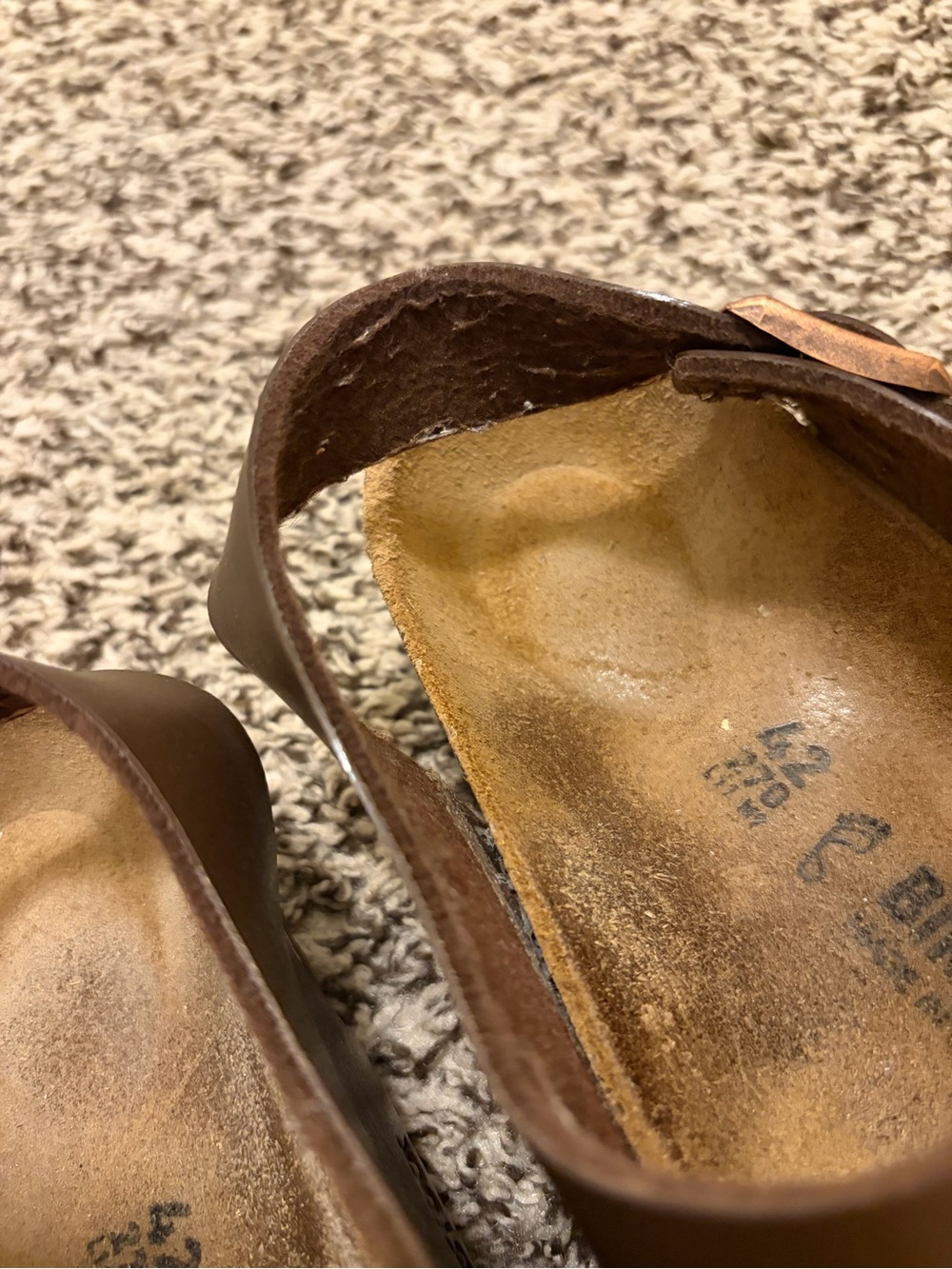 Birkenstock Brown Milano Double Strap Sandal - Picture 6 of 11
